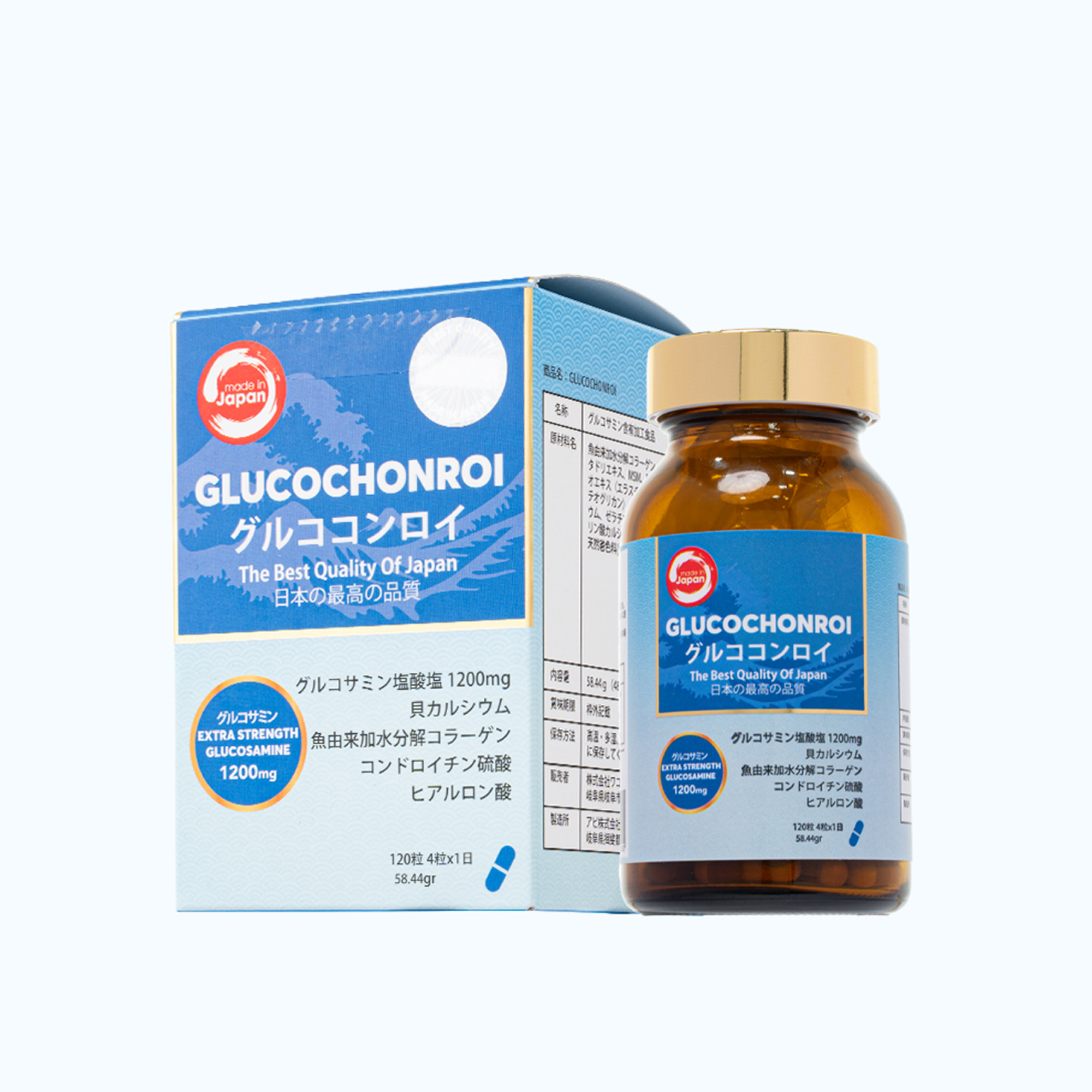 TPBVSK GLUCOCHONROI Hỗ Trợ Tăng Cường Chất Nhờn Bôi Trơn Ổ Khớp (Hộp 120 viên)