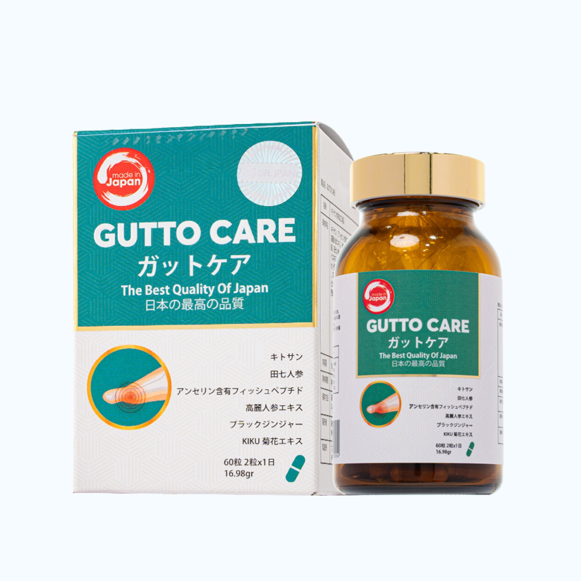 TPBVSK GUTTO CARE Hỗ Trợ Cải Thiện Chỉ Số Axit Uric (Hộp 60 viên)