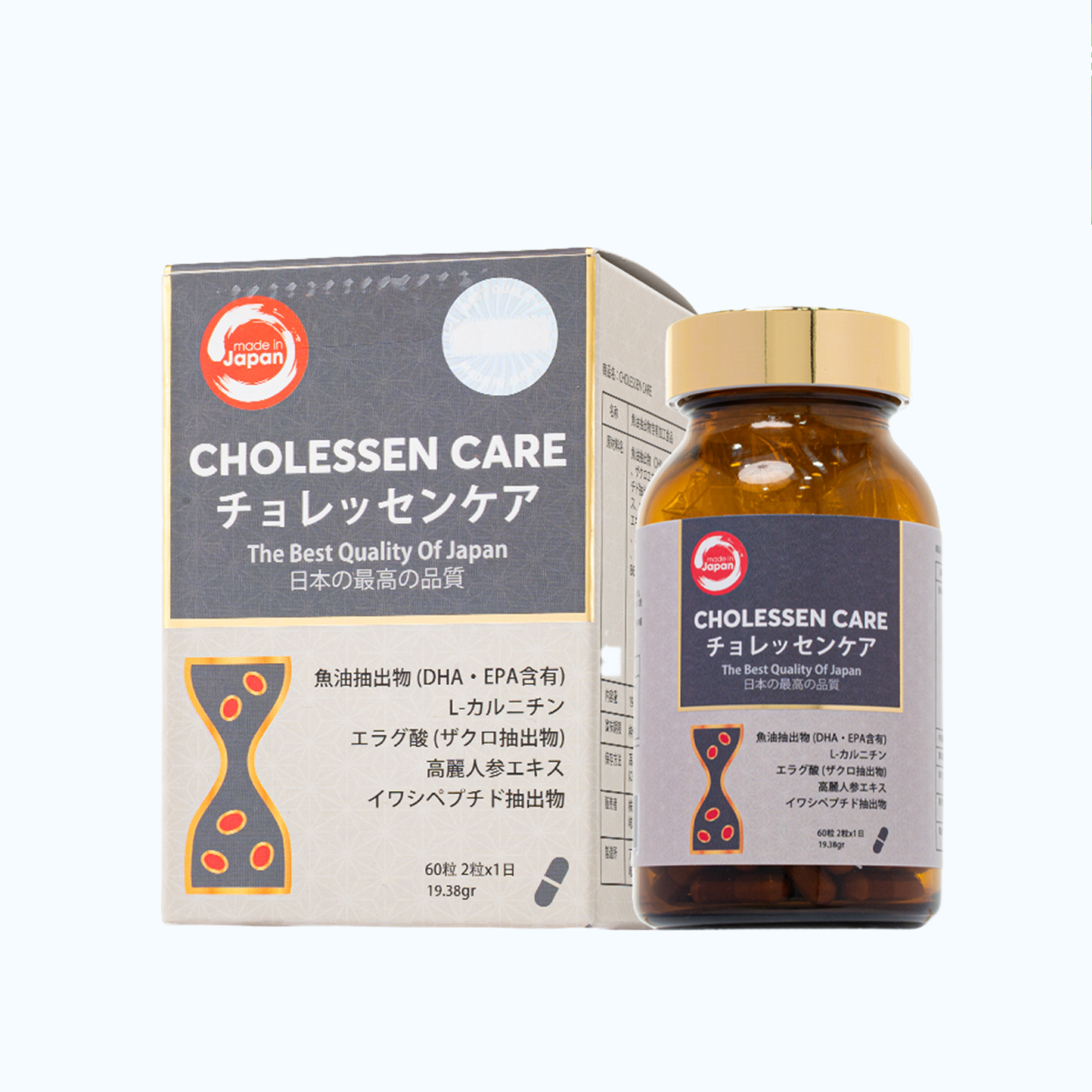 TPBVSK CHOLESSEN CARE Hỗ Trợ Cải Thiện Mỡ Máu Cao, Gan Nhiễm Mỡ (Hộp 60 viên)