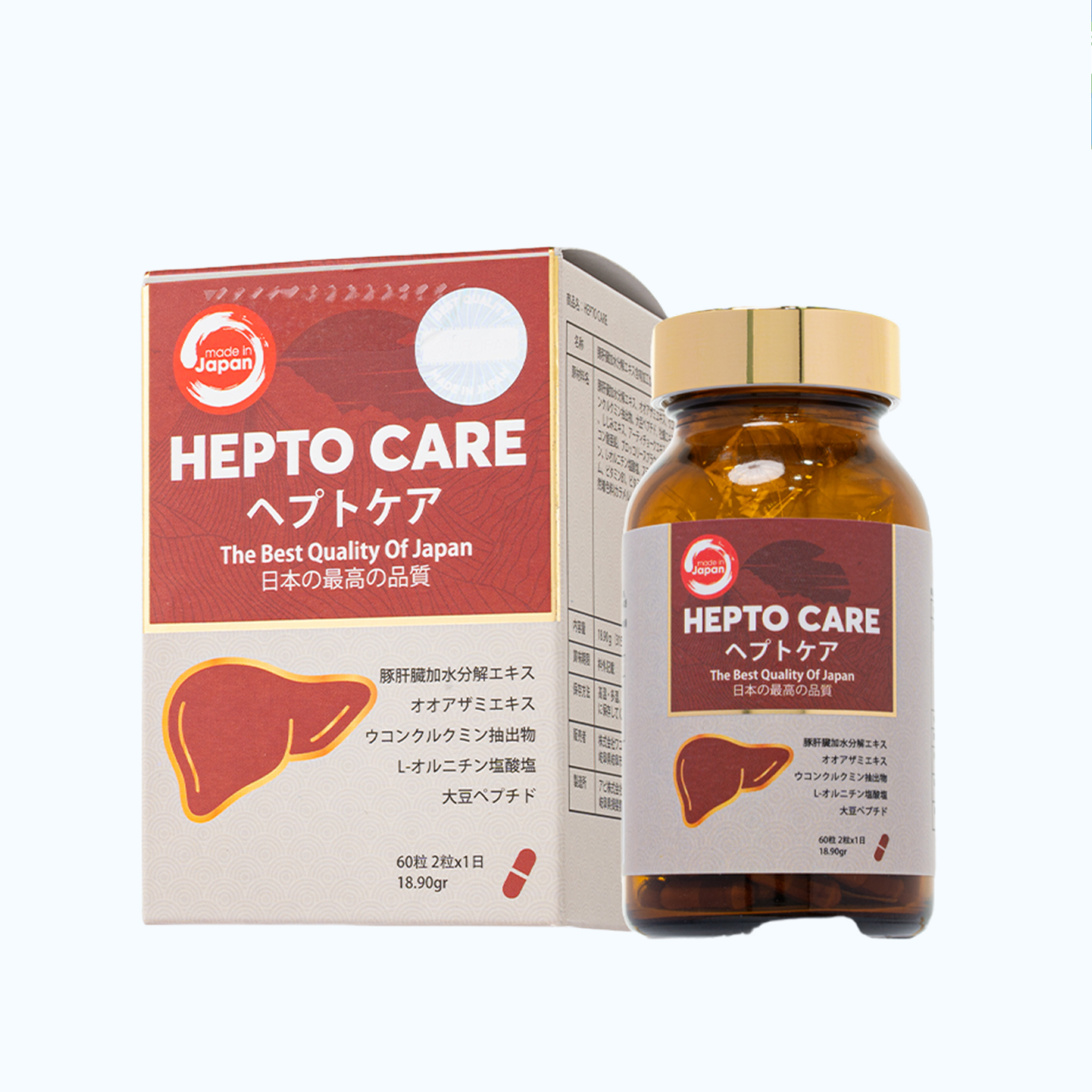 TPBVSK HEPTO CARE Hỗ Trợ Cải Thiện Chức Năng Gan (Hộp 60 viên)