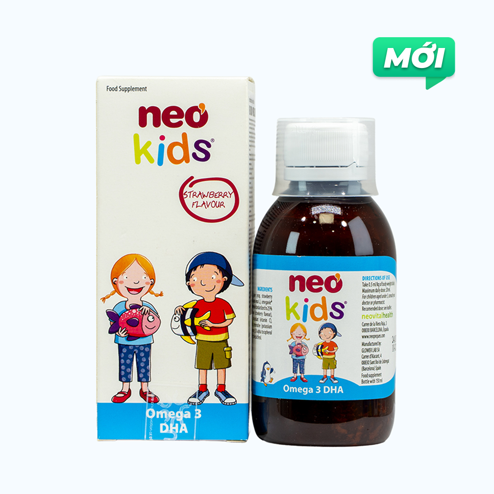 NEO KIDS® OMEGA 3DHA Bổ Sung Omega Cho Trẻ (Chai 150ml)