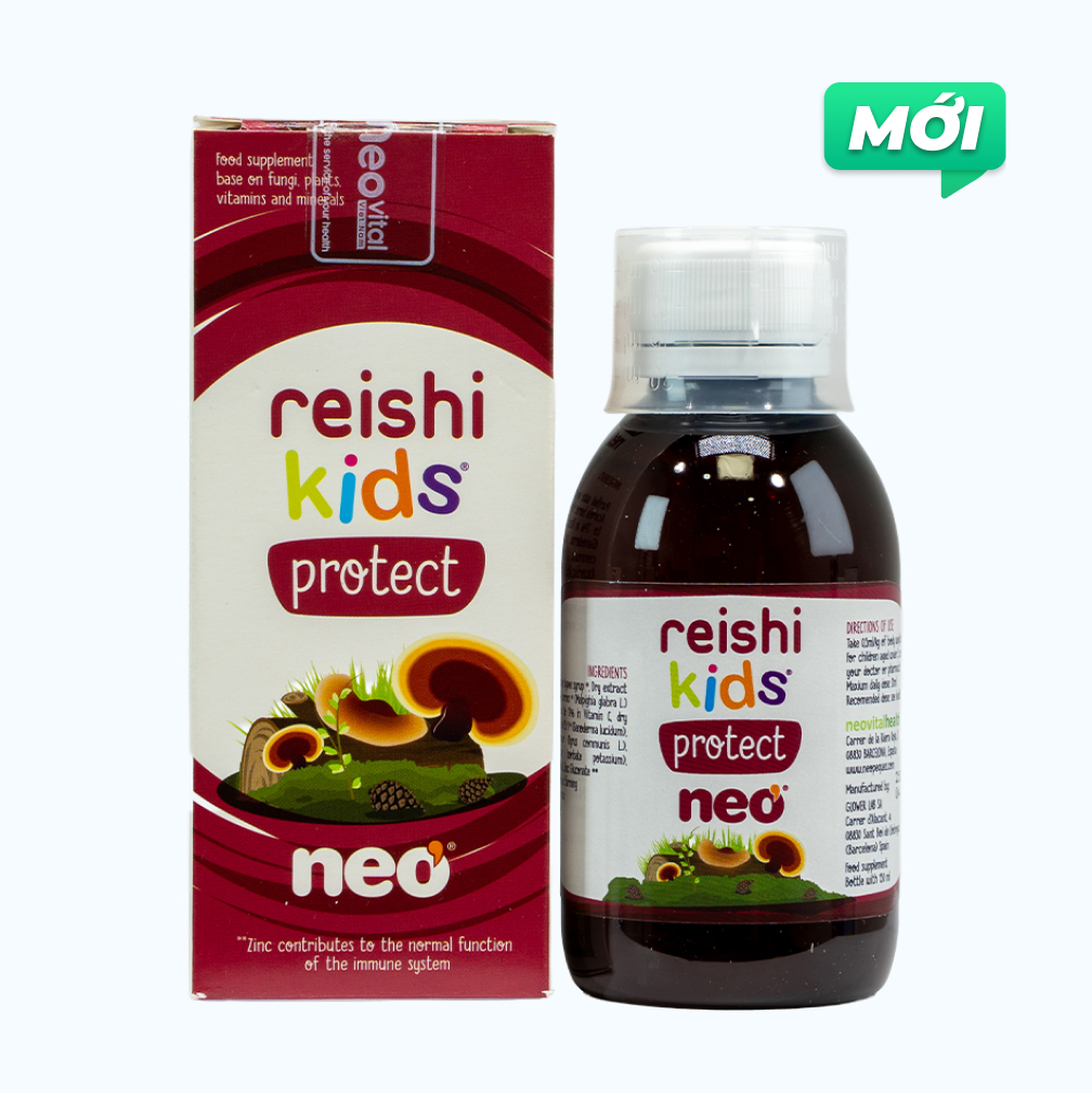 REISHI KIDS® PROTECT Hỗ Trợ Tăng Đề Kháng Cho Trẻ (Chai 150ml)