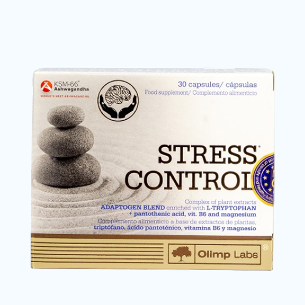 OLIMP LABS StressControl Hỗ Trợ Hệ Thần Kinh & Giảm Căng Thẳng Hộp 30v