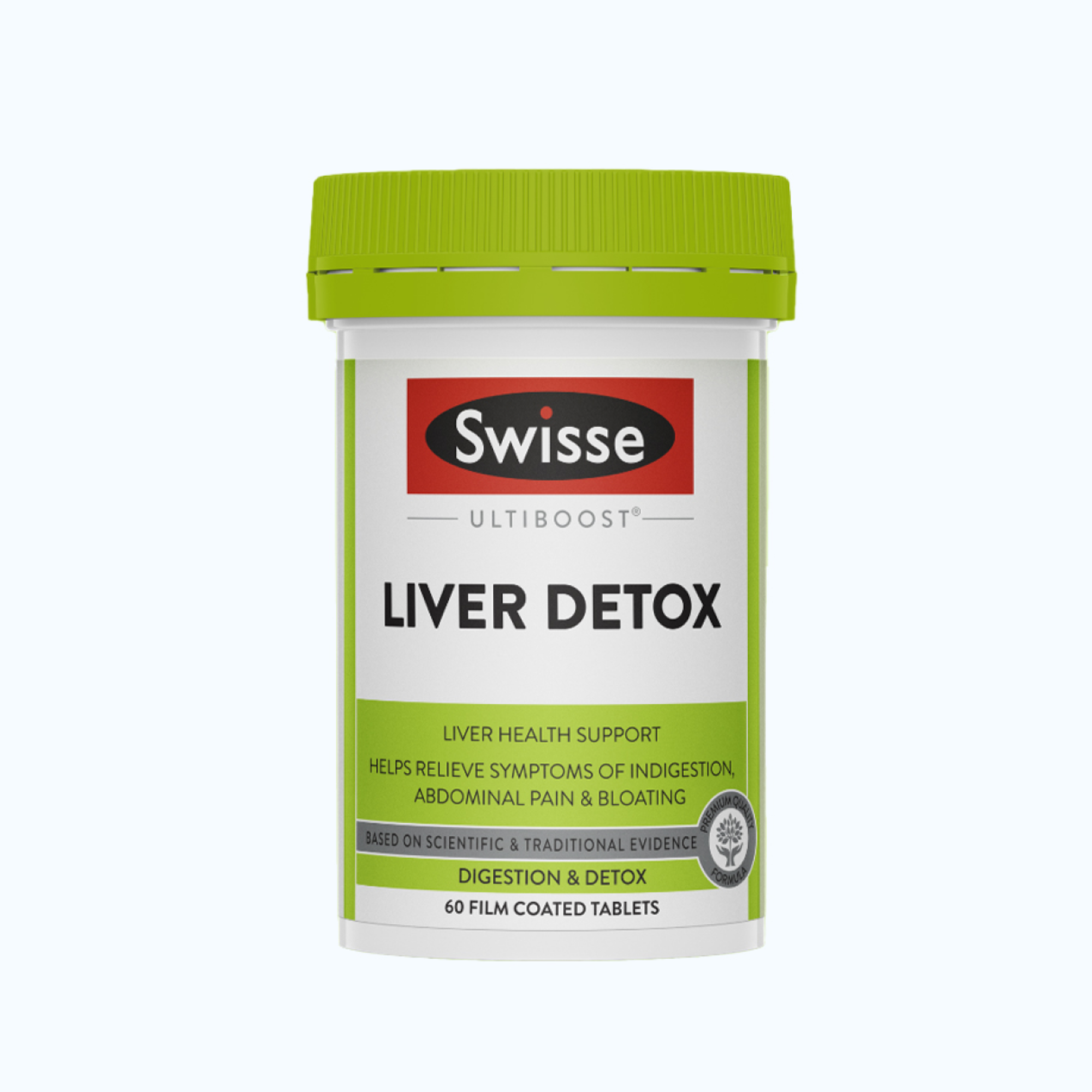 Viên uống Swisse Ultiboost Liver Detox hỗ trợ cải thiện chức năng Gan (Hộp 60 viên)