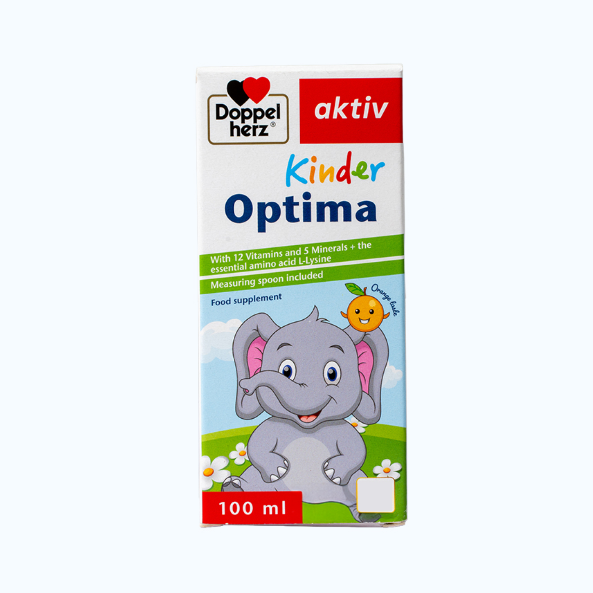 DOPPELHERZ Kinder Optima Giúp Trẻ Ăn Ngon, Tăng Đề Kháng Chai 100ml