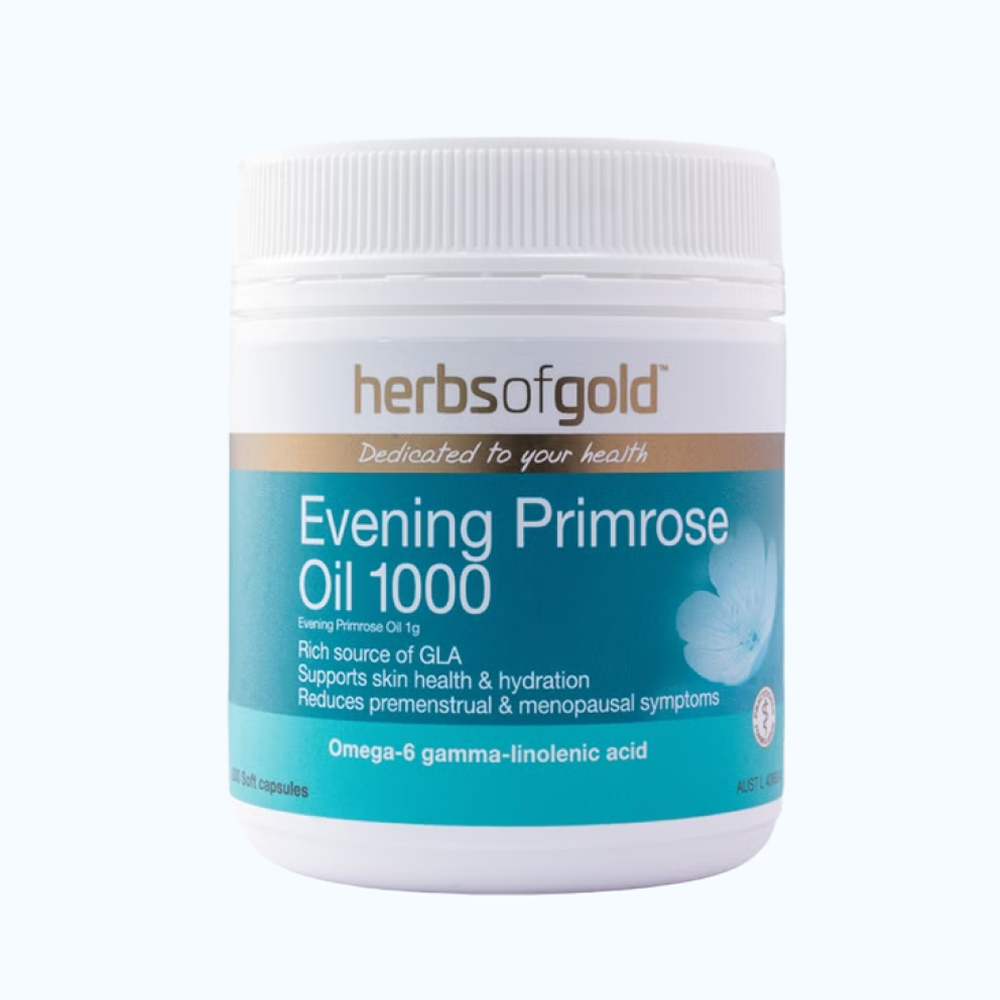 Thực phẩm bảo vệ sức khỏe Herbs of Gold Evening Primrose Oil 1000 (200 viên)