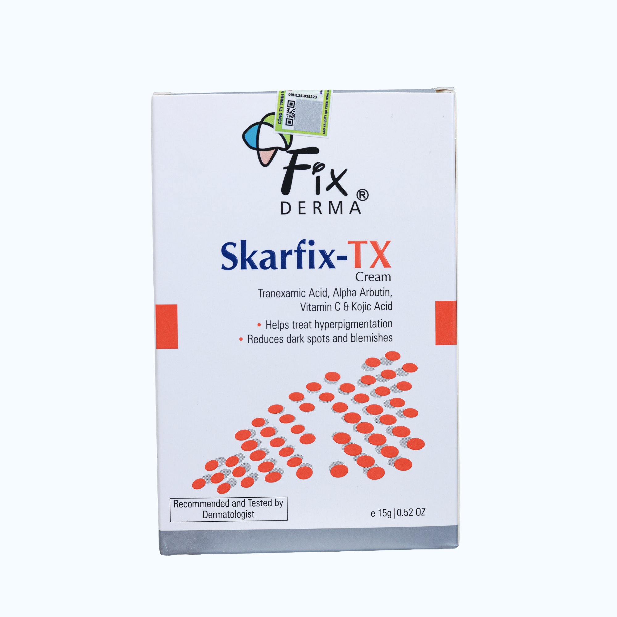 Kem bôi FIXDERMA Skarfix-TX ngừa nám, tàn nhang, vết thâm mụn (Tuýt 15g)