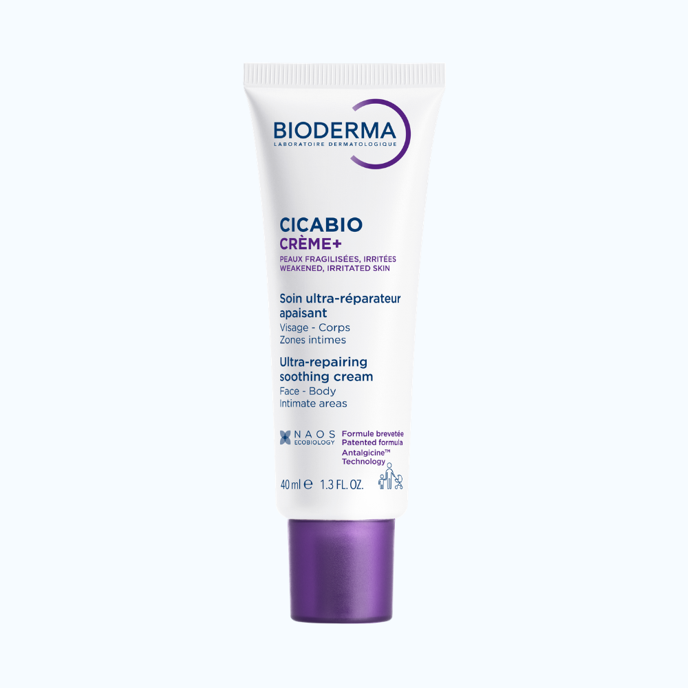 Kem Bioderma Cicabio Crème+ phục hồi và làm dịu da, làm mờ sẹo tuýp 40ml