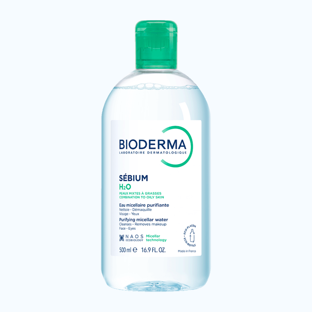 Nước tẩy trang BIODERMA Sebium H2O làm sạch dịu nhẹ (Chai 500ml)
