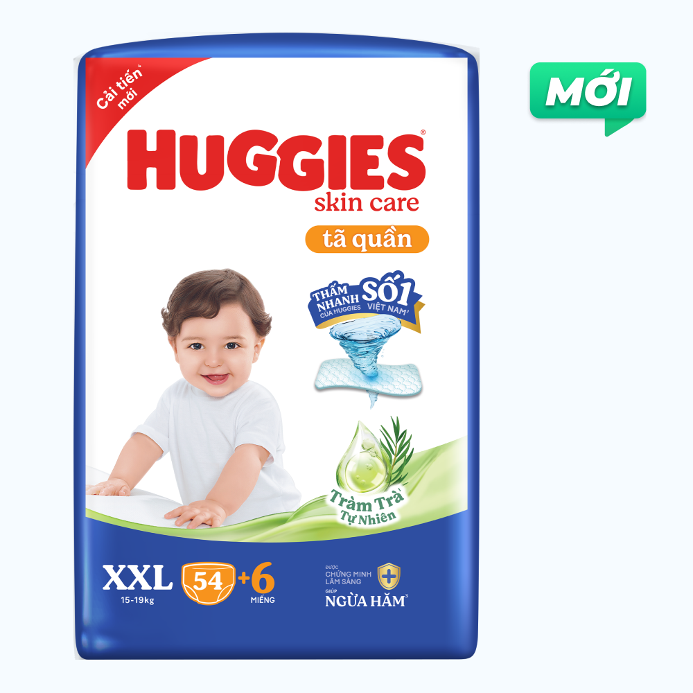 Huggies Skincare Tã Quần Size XXL 54 Miếng