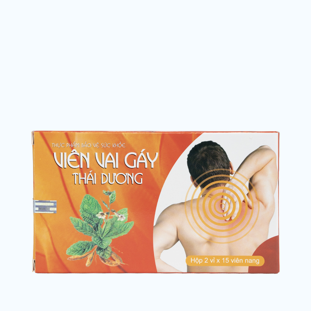 Thái Dương Viên vai gáy (2 vỉ x15 viên) giúp tăng lưu thông khí huyết