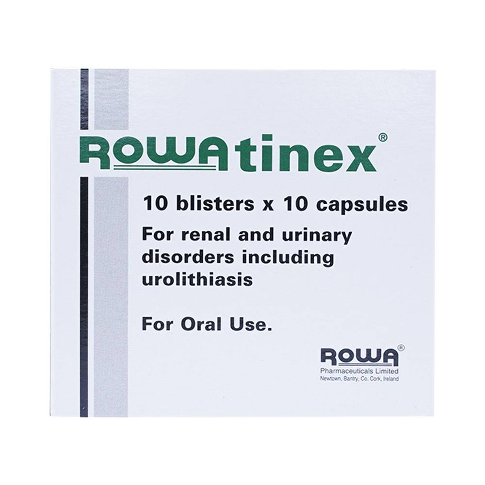 Thuốc Rowatinex điều trị sỏi niệu, sỏi thận (10 vỉ X 10 viên)