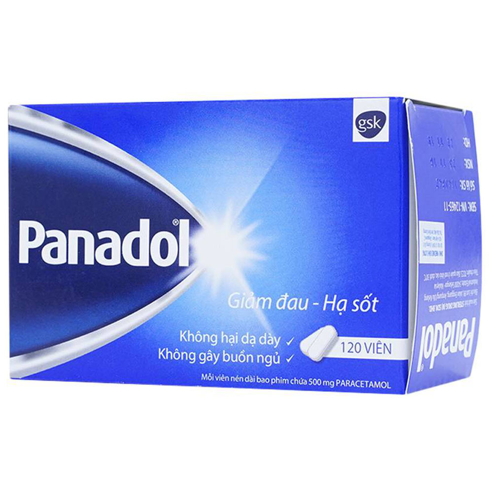Thuốc Panadol Xanh: Hạ sốt, giảm đau (10 Vỉ x 12 Viên)
