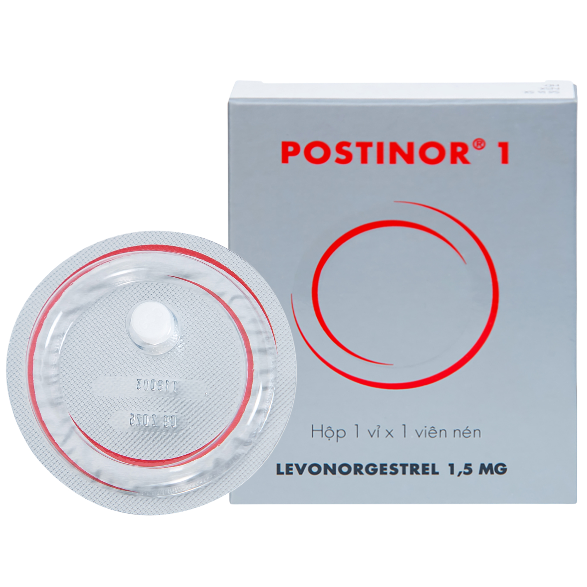 Thuốc Postinor 1 tránh thai khuẩn cấp (1 vỉ x 1 viên)