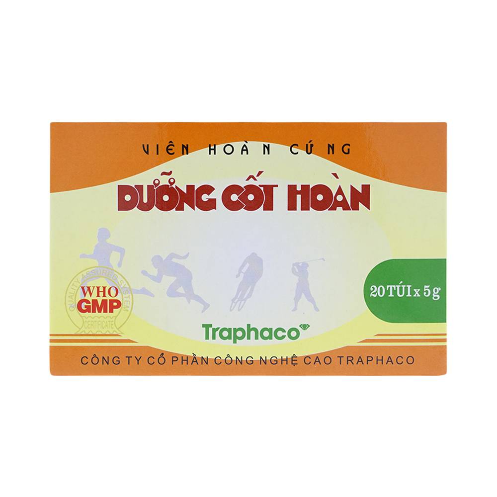 Viên hoàn cứng Dưỡng Cốt Hoàn trị đau nhức xương khớp, loãng xương (Hộp 20 gói)