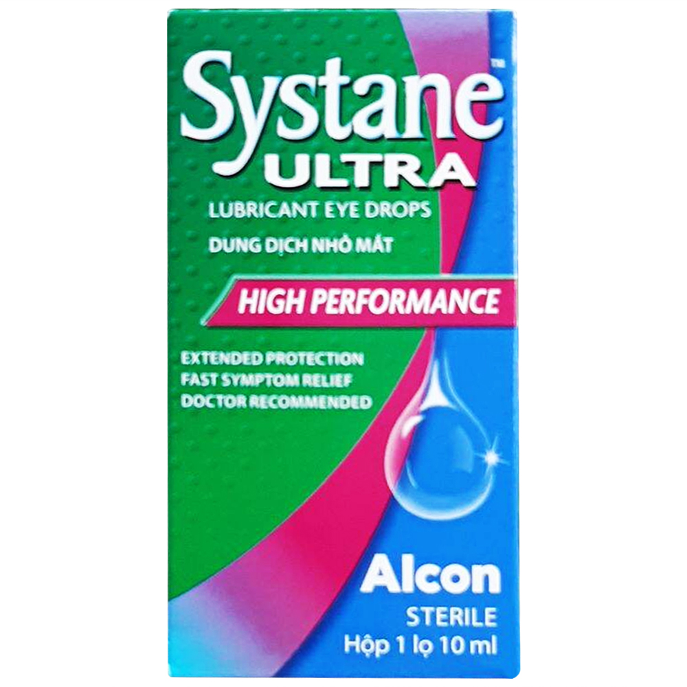 Thuốc nhỏ mắt Systane Ultra giúp giảm khô mắt và kích ứng mắt nhanh (Chai 10ml)