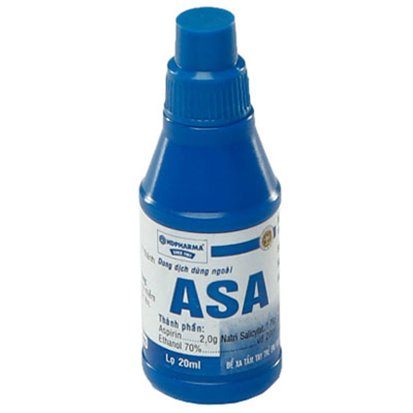 Dung dịch dùng ngoài cồn ASA điều trị nấm, hắc lào (chai 20ml)