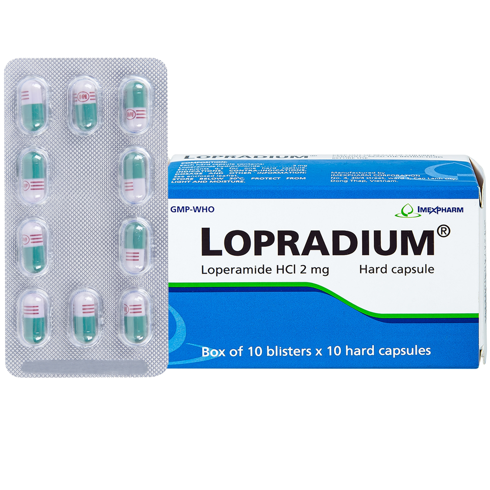 Thuốc Lopradium điều trị tiêu chảy cấp, bù nước và chất điện giải