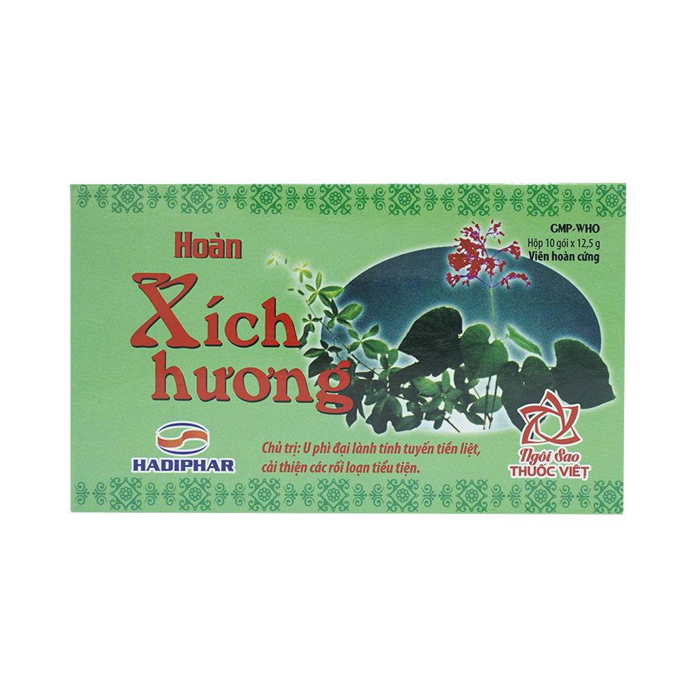 Hoàn Xích Hương điều trị Phì đại tuyến tiền liệt (Hộp 10 gói)
