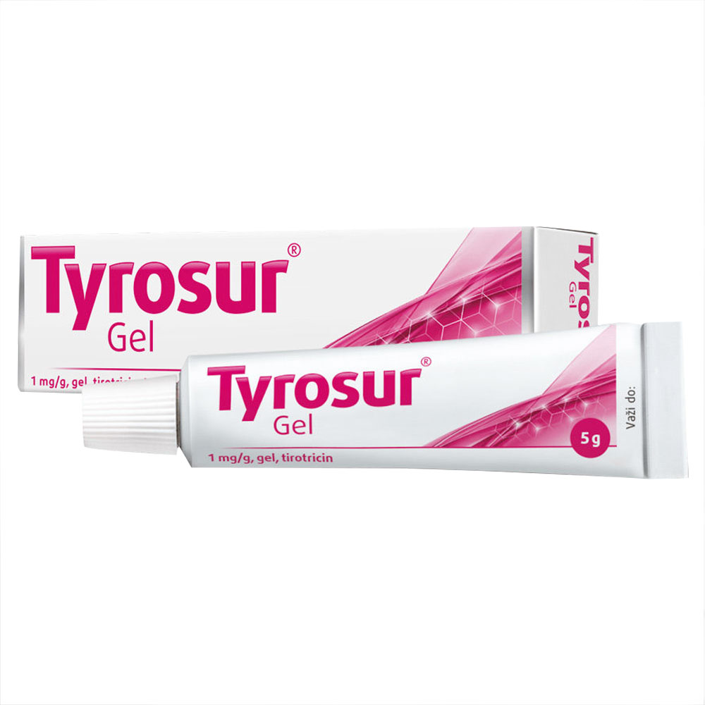 Gel bôi ngoài da Tyrosur điều trị và phòng ngừa nhiễm khuẩn (5g)