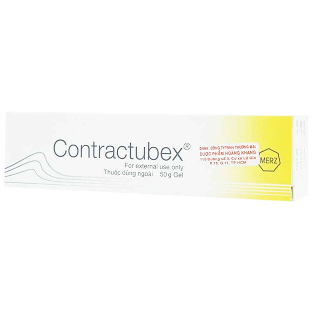 Thuốc dùng ngoài Contractubex điều trị sẹo lồi và sẹo phì đại (Tuýp 50g)