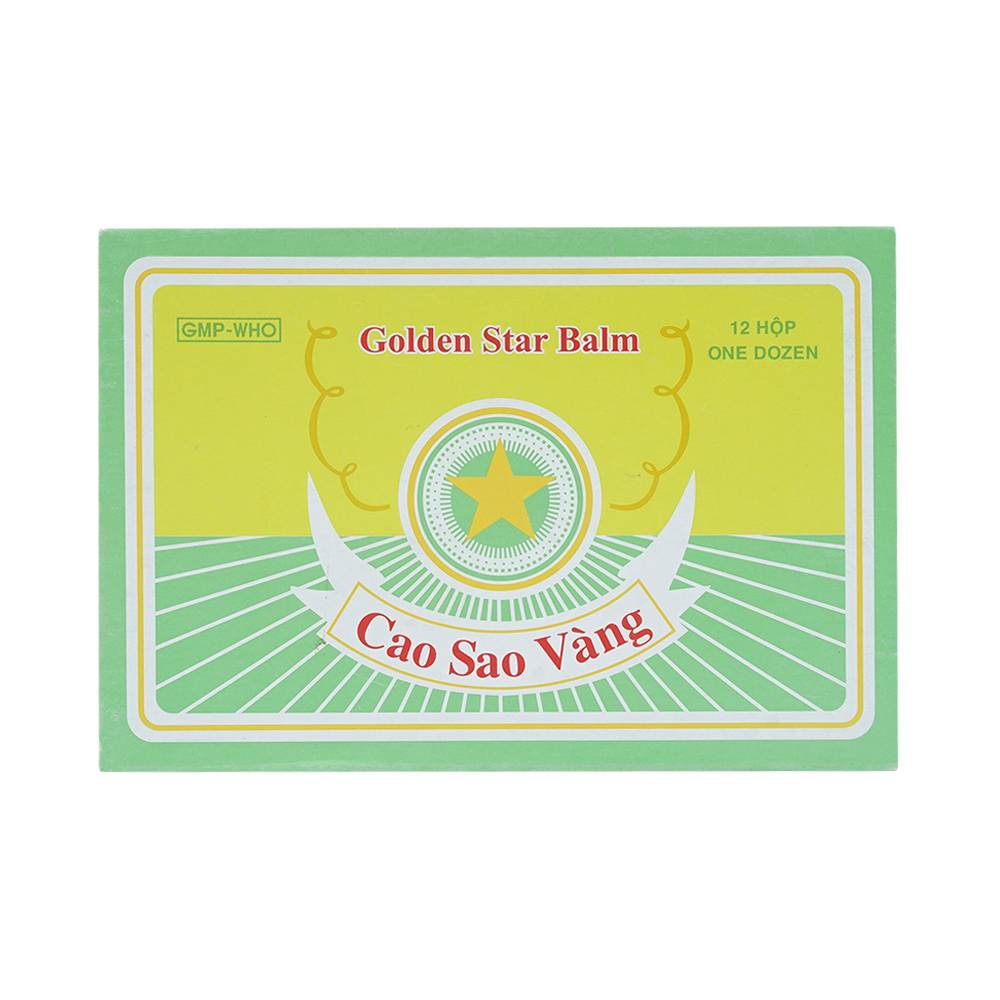 Cao sao vàng trị cảm cúm, sổ mũi, nghẹt mũi, chóng mặt, say tàu xe (hộp 10g)