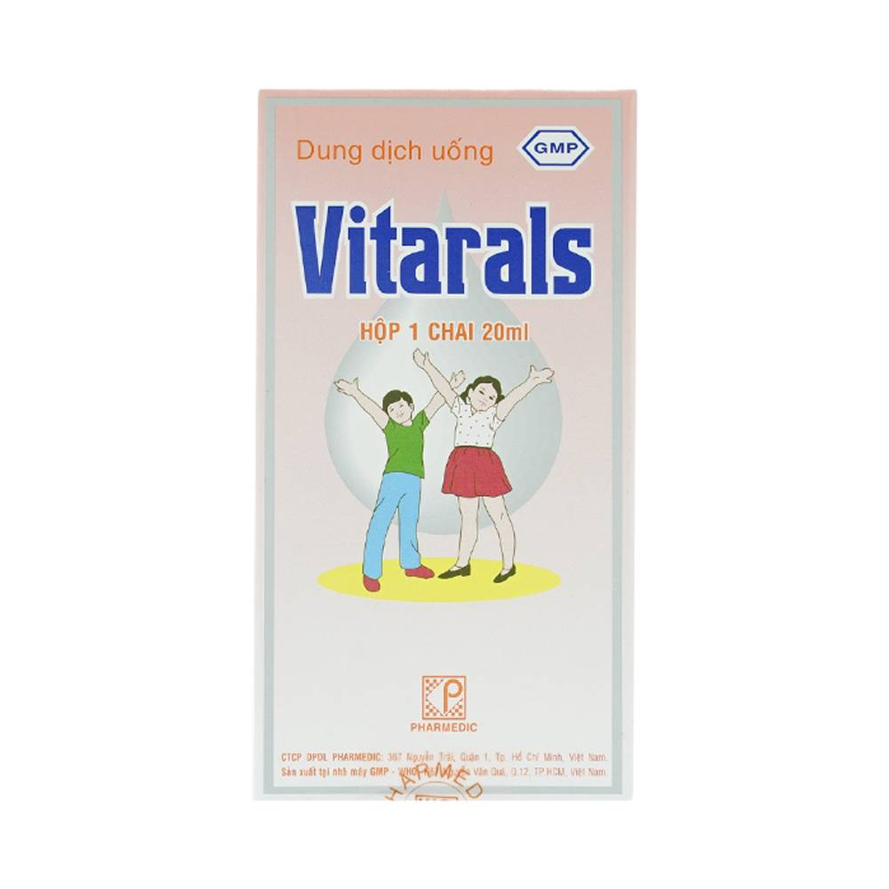 Thuốc Vitarals bổ sung vitamin và dưỡng chất (chai 20ml)