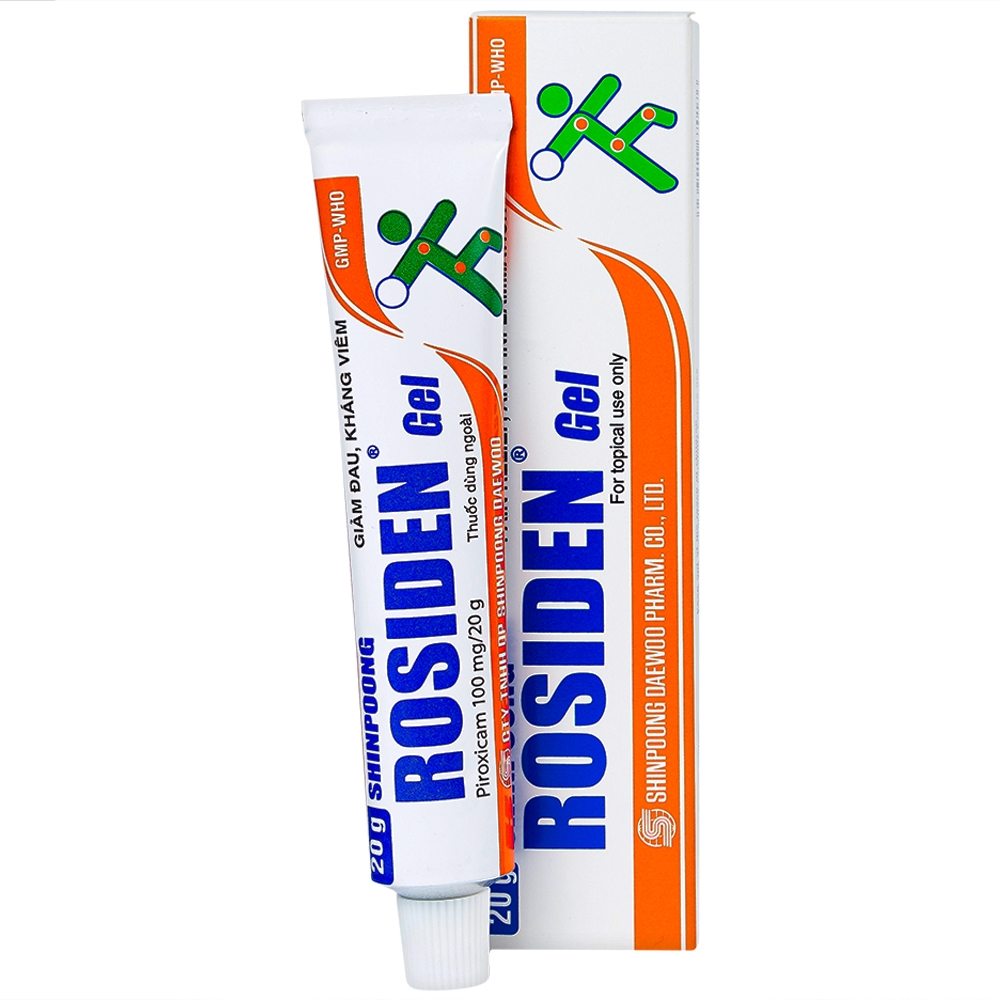 Gel Rosiden S 200mg điều trị đau, viêm và cứng khớp (tuýp 20g)