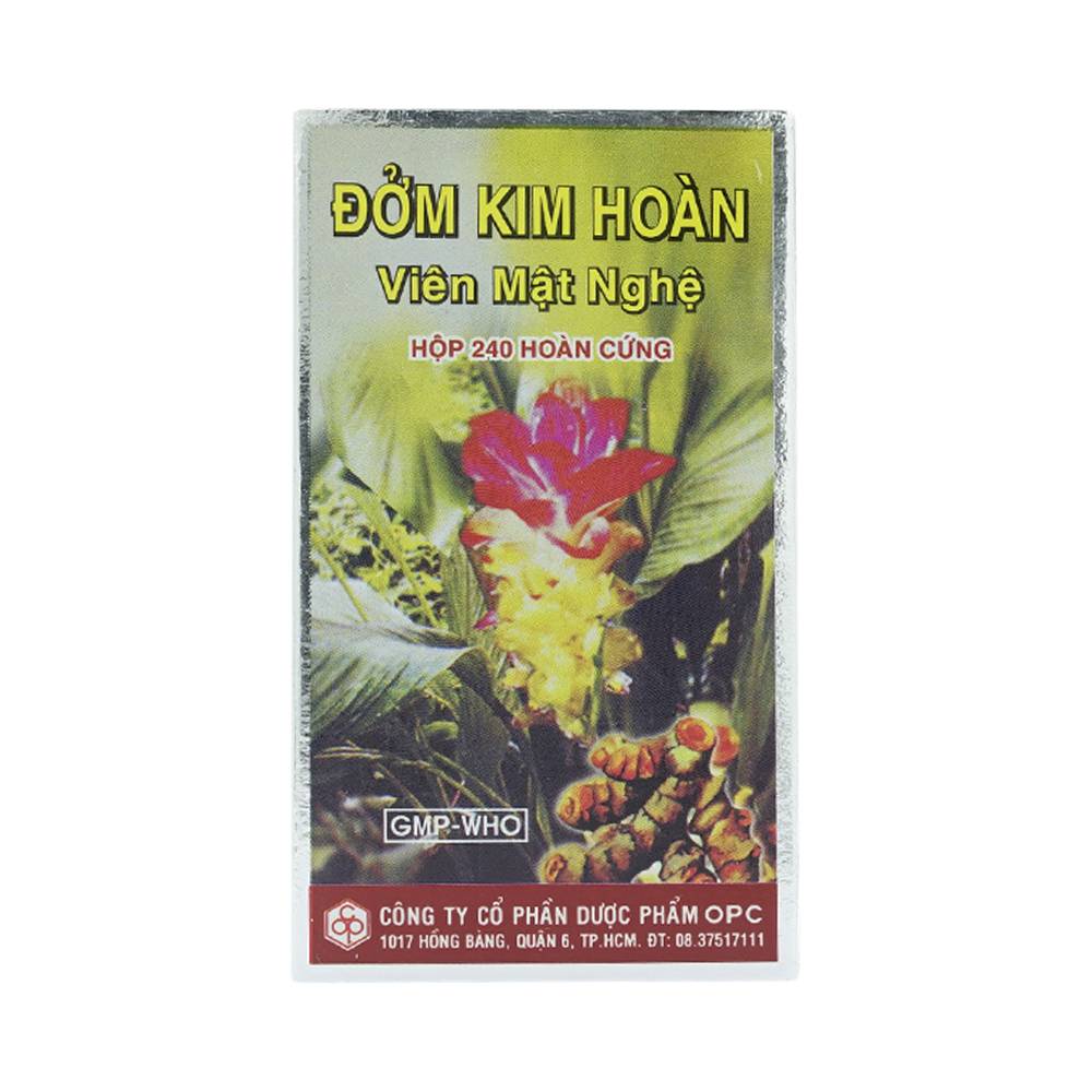 Đởm kim hoàn điều trị đau gan, mật kém, đau dạ dày (chai 240 viên)