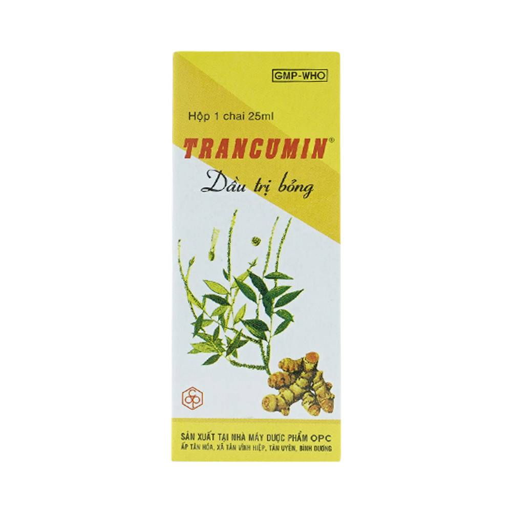 Trancumin trị bỏng, giúp vết thương mau lành (chai 25ml)