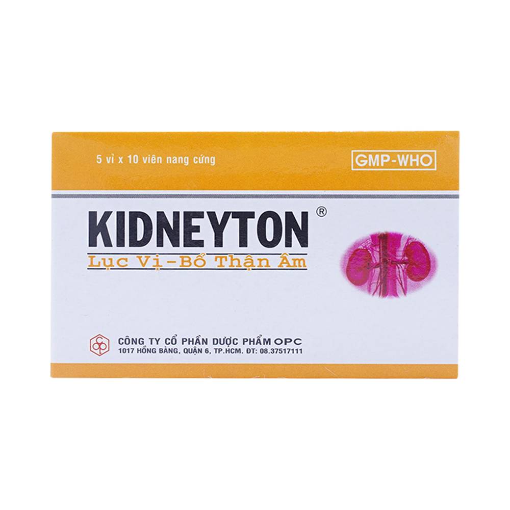 Thuốc Kidneyton OPC giúp bổ thận, cải thiện tinh huyết kém (5 vỉ x 10 viên)