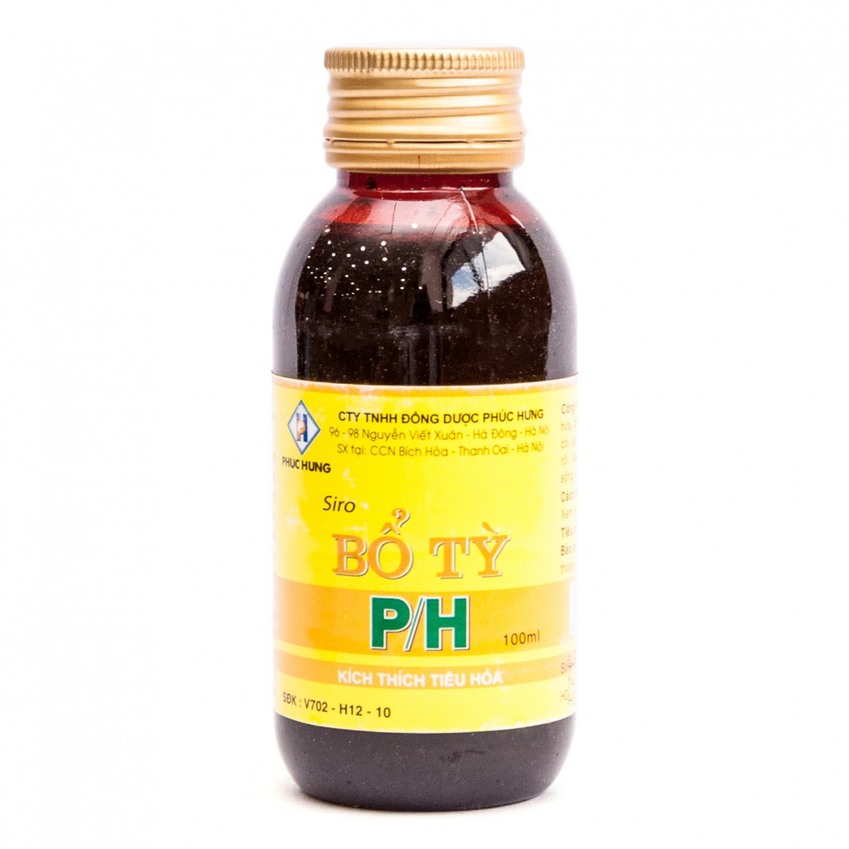 Siro Bổ Tỳ P/H (Chai 100ml) trị rối loạn tiêu hoá, suy dinh dưỡng