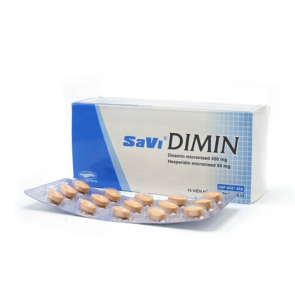 SaVi Dimin (Hộp 4 vỉ x 15 viên)