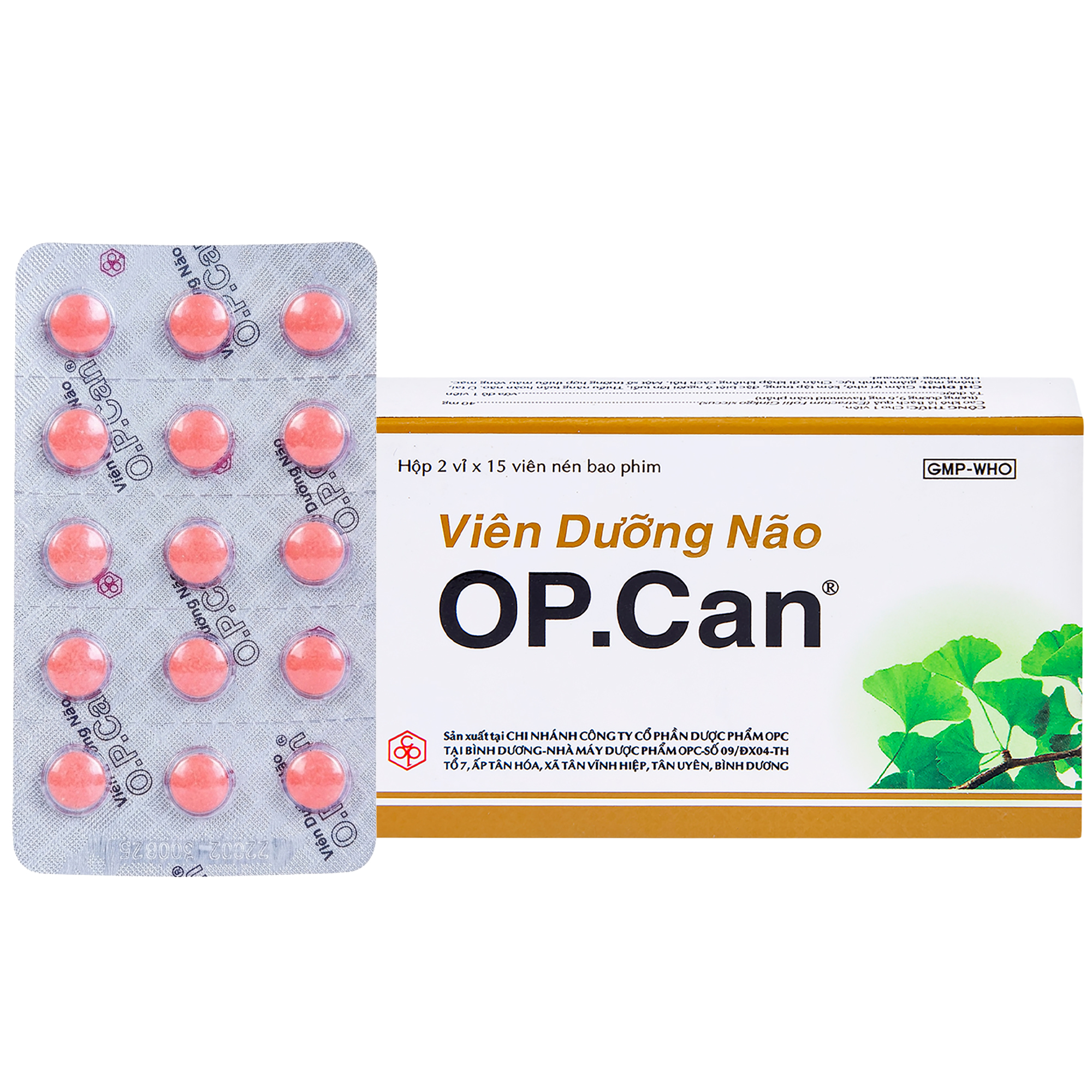 Thuốc OP.CAN 40mg OPC điều trị giảm trí nhớ, kém tập trung ở người lớn tuổi (2 vỉ x 15 viên)