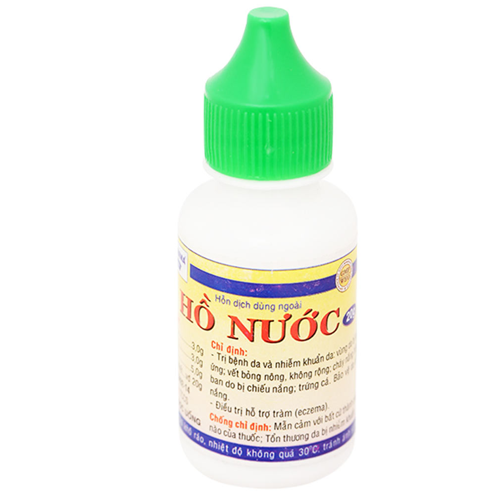 Hỗn dịch dùng ngoài Hồ Nước trị viêm da, làm dịu da (chai 20g)