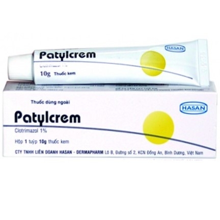 Patylcrem (Hộp 1 tuýp 10g) trị trị nấm, hắc lào, lang ben