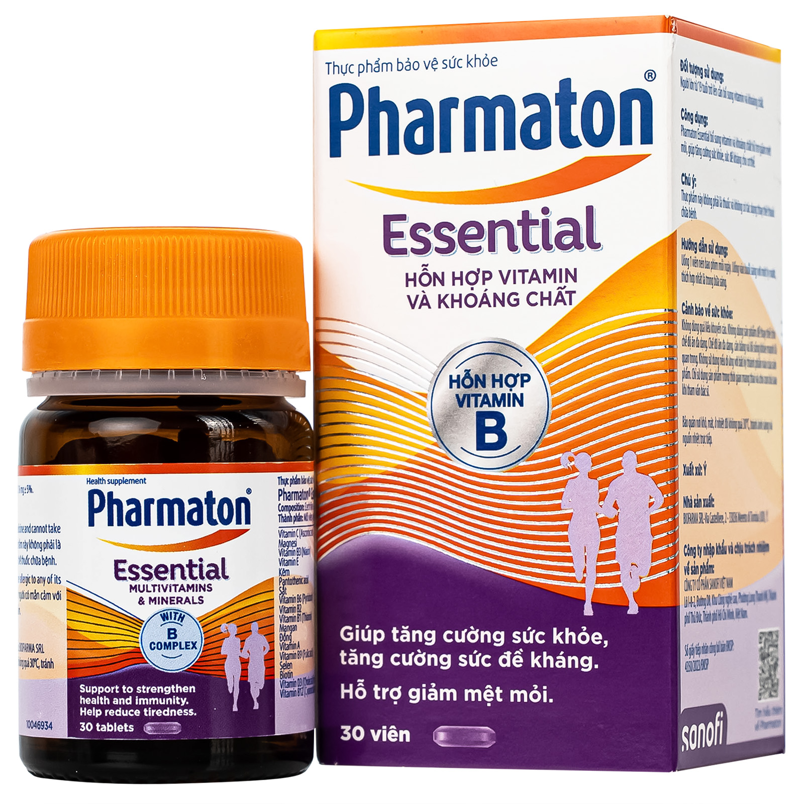 Viên uống Pharmaton Essential (Hộp 30 viên) bổ sung vitamin và khoáng chất