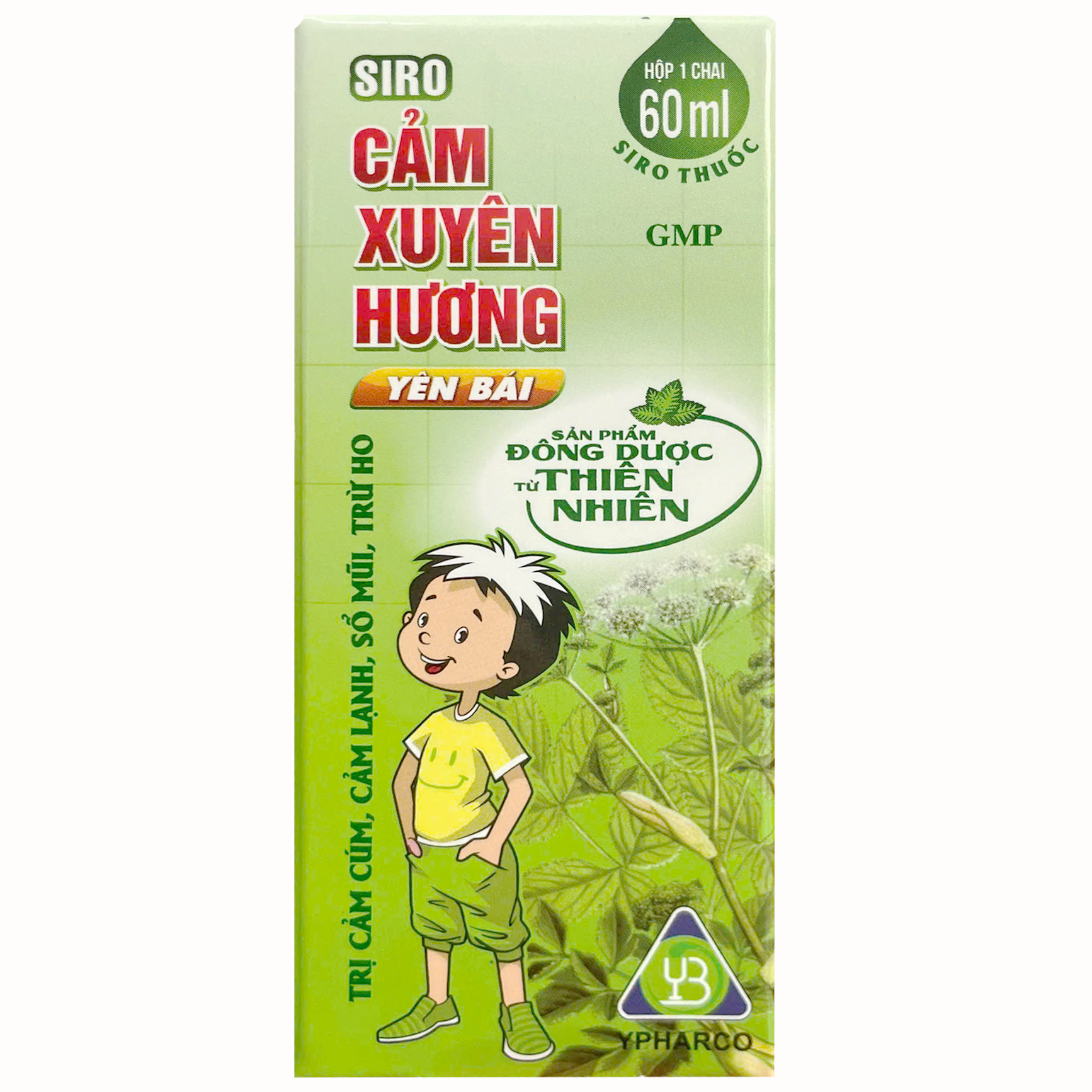 Siro Cảm Xuyên Hương Yên Bái trị cảm lạnh, cảm cúm (60ml)