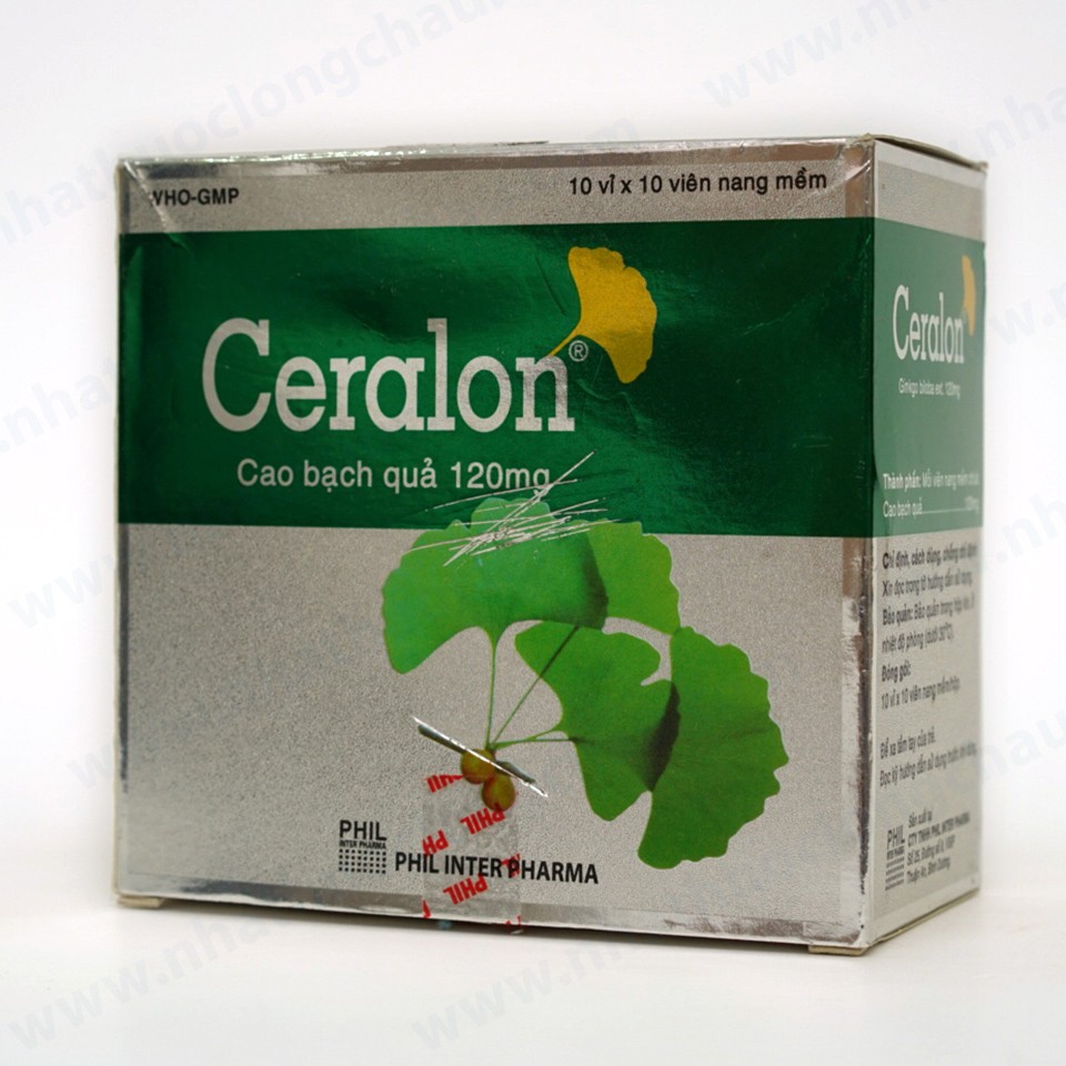 Thuốc Ceralon 120mg điều trị rối loạn tuần hoàn ngoại biên (10 vỉ x 10 viên)