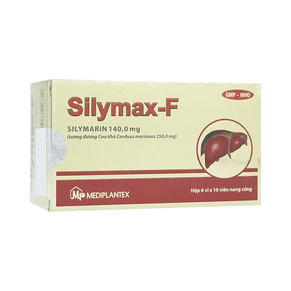 Thuốc Silymax-F hỗ trợ điều trị viêm gan, gan nhiễm mỡ