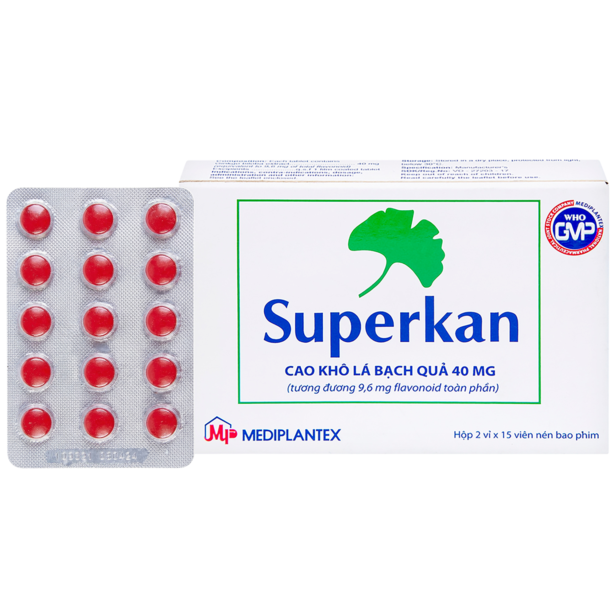 Thuốc Superkan hỗ trợ cải thiện trí nhớ, kém tập trung (30 viên)