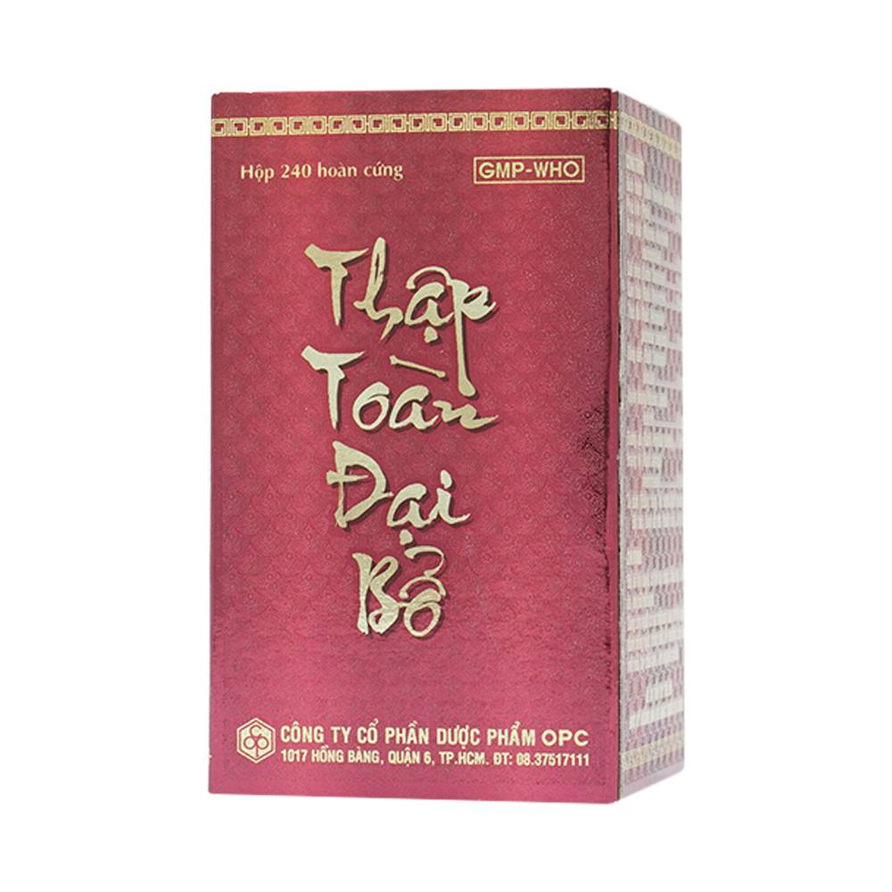 Thập Toàn Đại Bổ OPC bồi bổ khí huyết (hộp 240 hoàn)