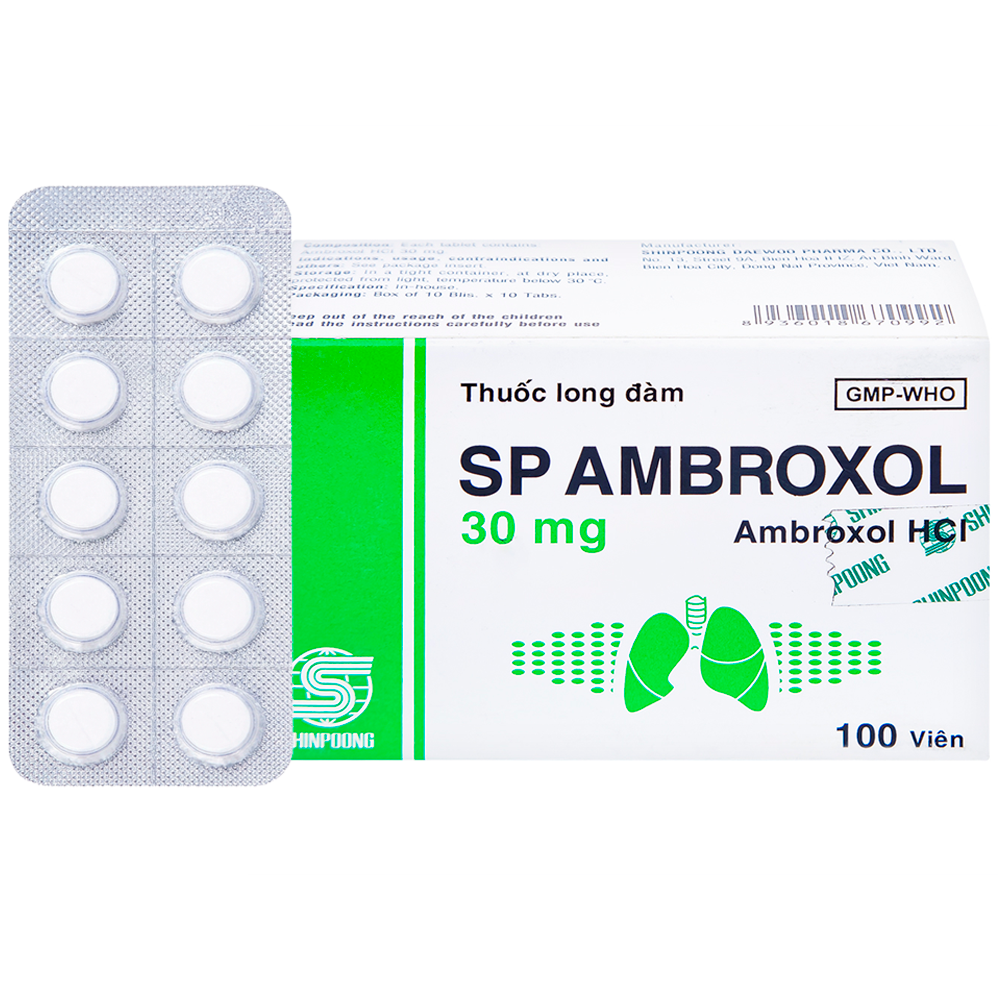 Thuốc Ambroxol 30mg hỗ trợ long đờm, tiêu chất nhầy