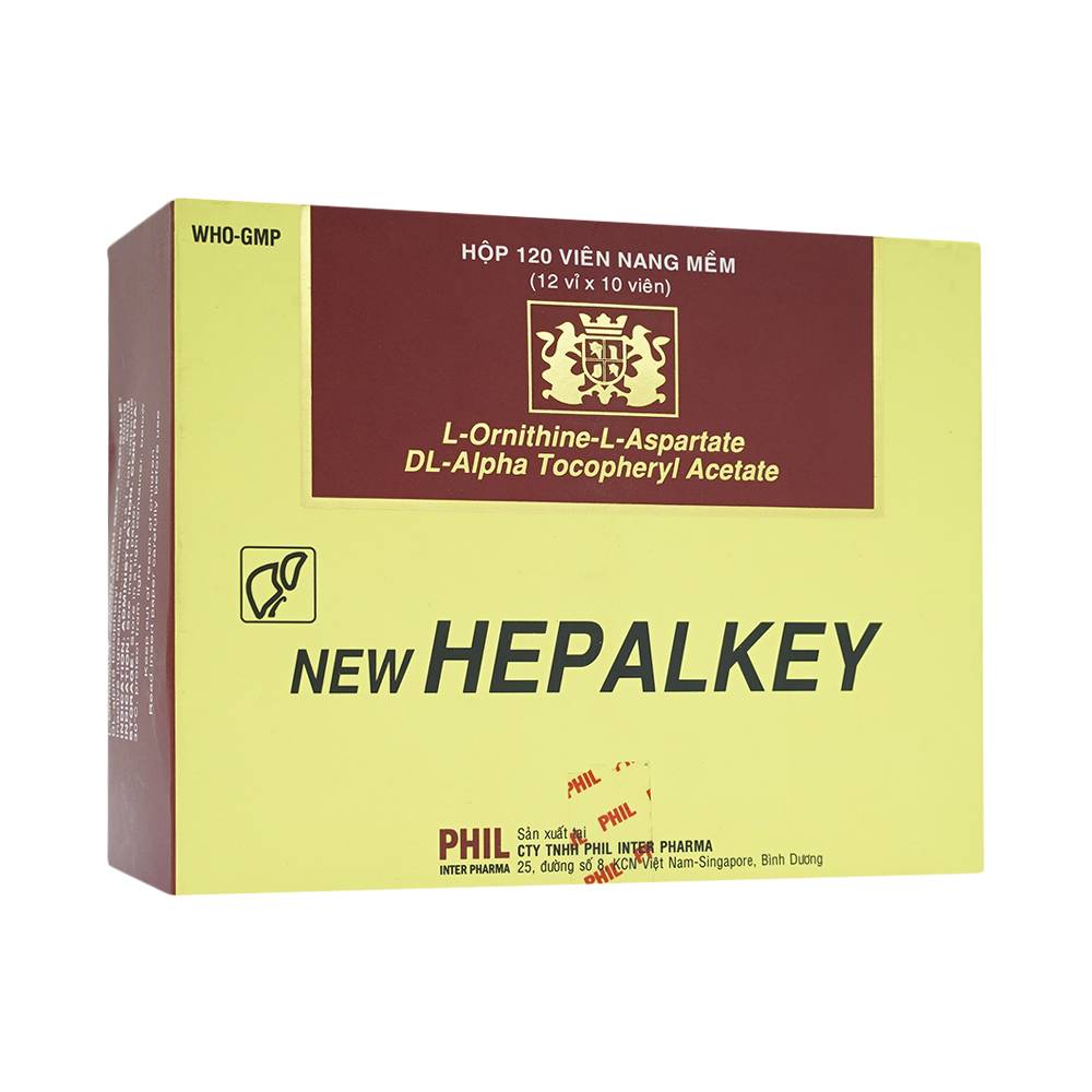 Thuốc mềm New Hepalkey điều trị các bệnh lý về gan (12 vỉ x 10 viên)