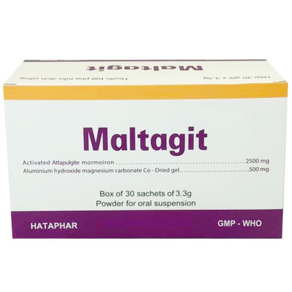 Bột pha uống Maltagit điều trị viêm loét dạ dày tá tràng (hộp 30 gói)