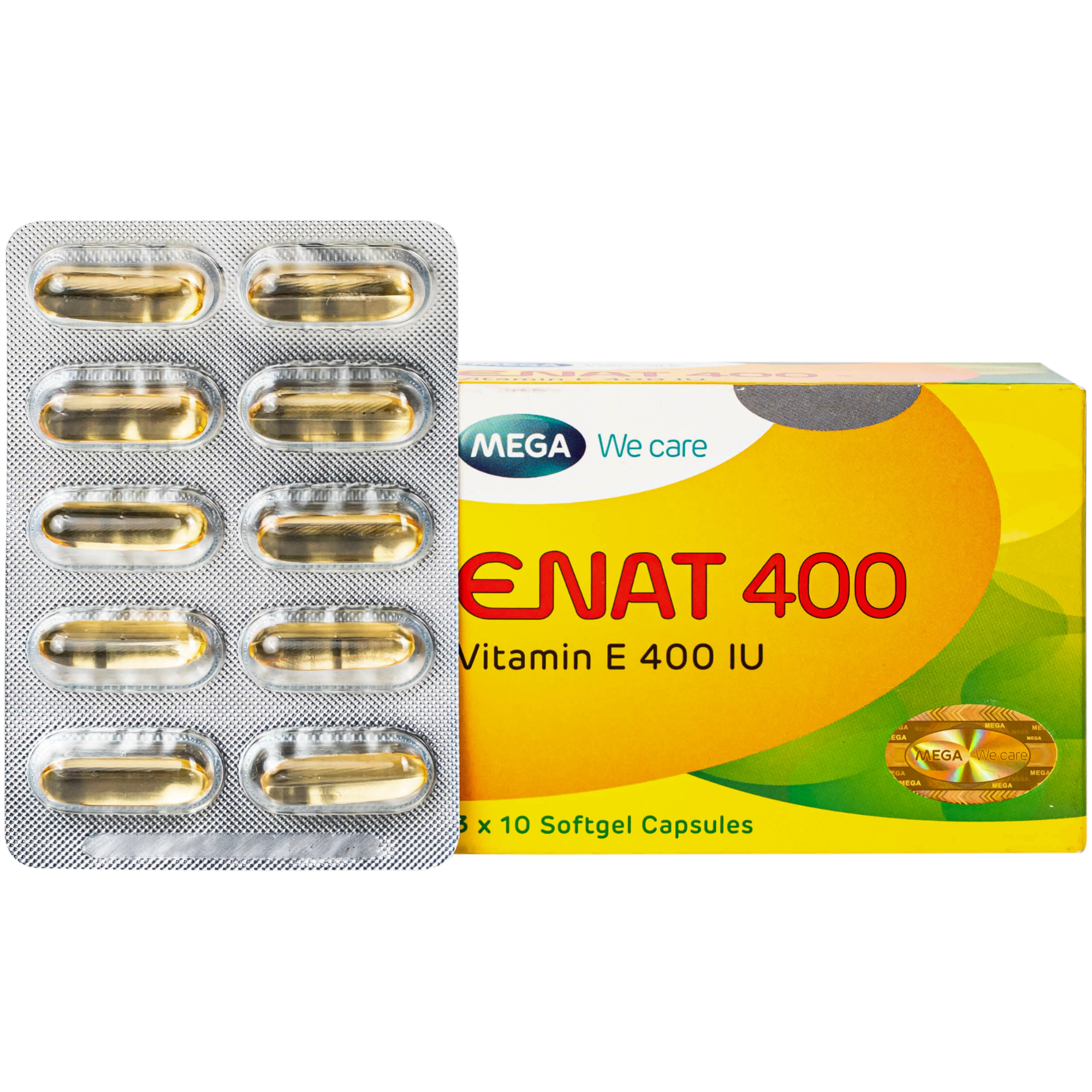 Enat 400: Vitamin E, chống oxy hóa, đẹp da (3Vix10V)