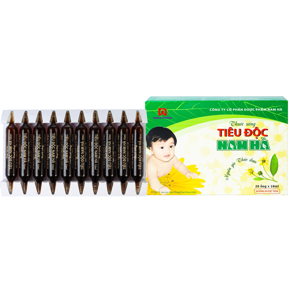 Tiêu Độc Nam Hà (20 ốngx10ml) giúp giải độc nhiệt, tiêu viêm