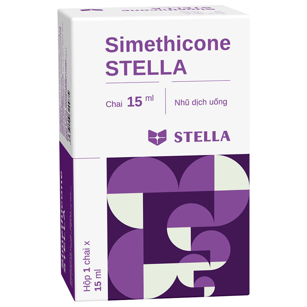 Simethicon Stella giảm đầy hơi, khó chịu ở bụng (15ml)