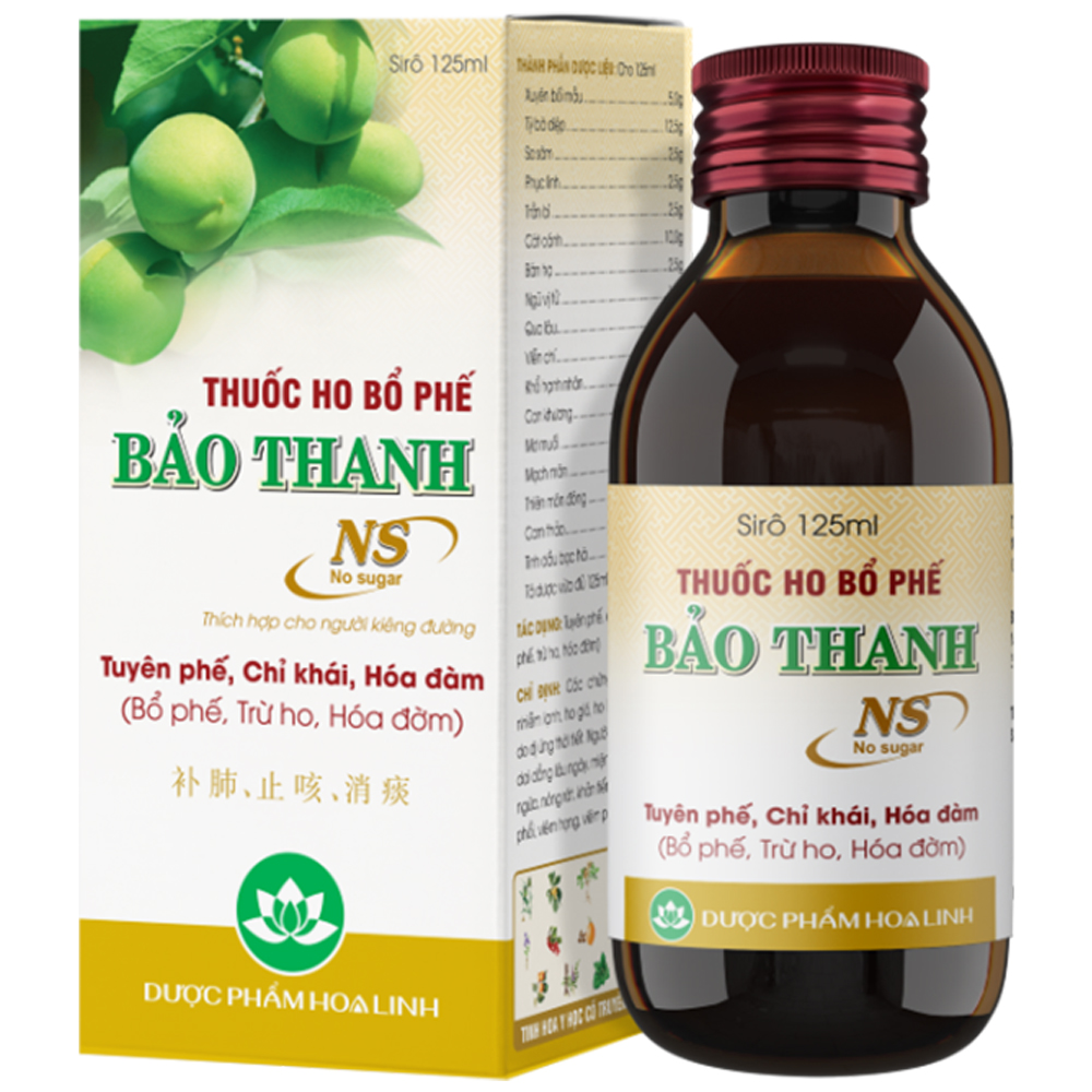 Thuốc Ho Bổ Phế Bảo Thanh NS 125ml