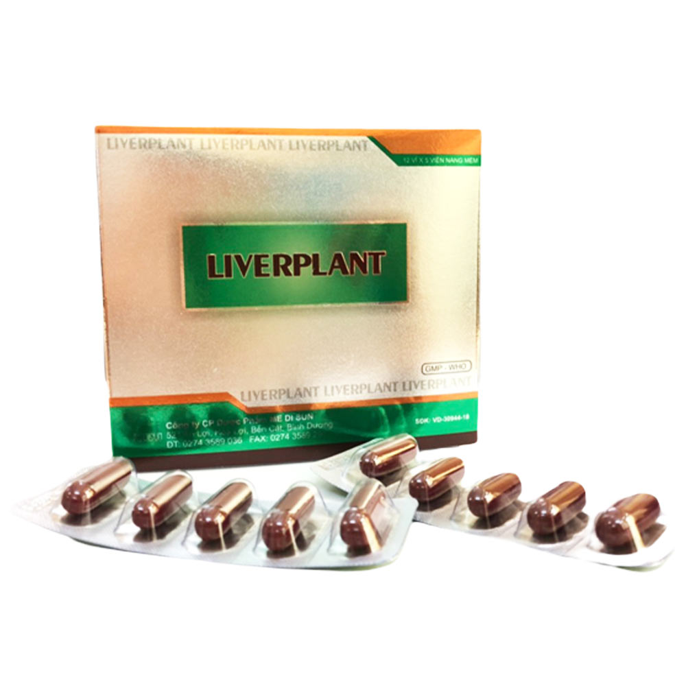 Liverplant Medisun H60V trị gan mãn tính, gan nhiễm mỡ